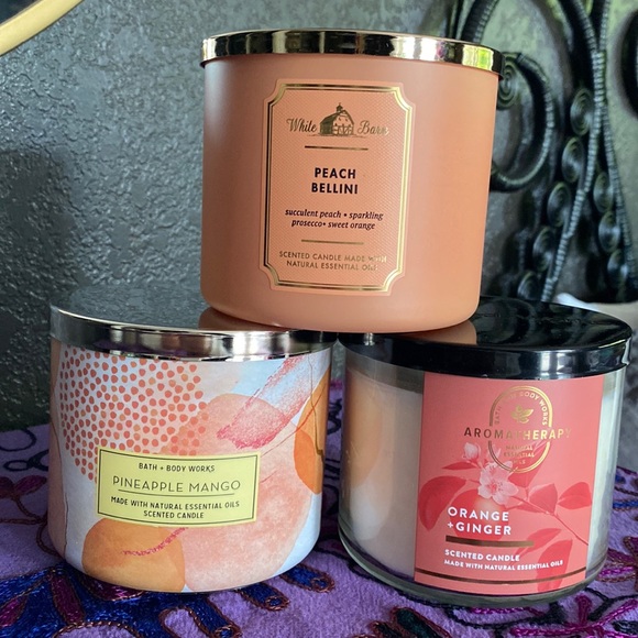 Bath & Body Works Accents Three Wick Candles By Bath Body Works